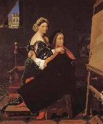 Jean-Auguste Dominique Ingres Lafier and Finalina china oil painting artist